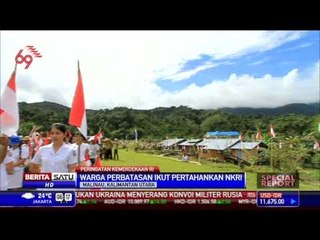 Warga Pedalaman Kalimantan Utara Peringati HUT RI