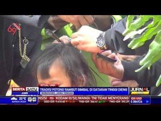 Tradisi Potong Rambut Si Anak Gimbal di Dieng