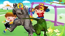 Godzilla Finger Family Nursery Rhymes 3D Songs | Learn ABC Songs For Kids | Animals Nursery Rhymes