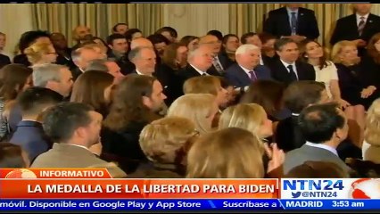 Obama concede por sorpresa a Biden la Medalla de la Libertad de EE. UU.