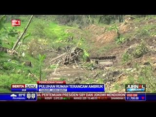 Puluhan Rumah Warga di Cianjur Terancam Ambruk