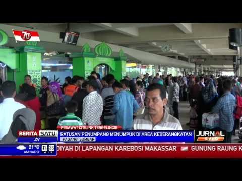 Bandara Minangkabau Sempat Ditutup Setelah Citilink Tergelincir
