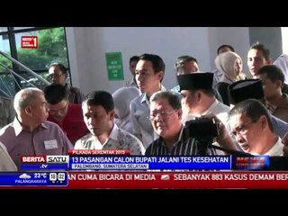 13 Pasang Calon Bupati-Wakil Bupati Tes Kesehatan