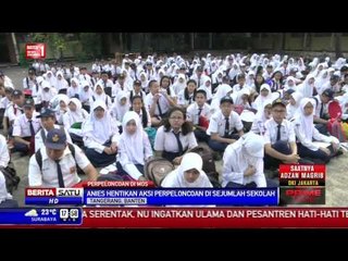 Menteri Anies Baswedan Hentikan Aksi Perpeloncoan