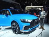 A bord de l'Audi Q8 Concept au Salon de Détroit 2017