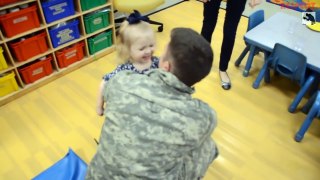 SOLDIERS COMING HOME 2016  Lovely Kids Ever  RESPECT