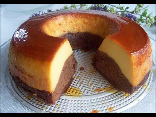 Como hacer flan casero con base de bizcocho
