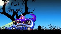 Monster Truck VS Police Car | Scary Monster Truck | Haunted House Monster Truck | Kids Videos