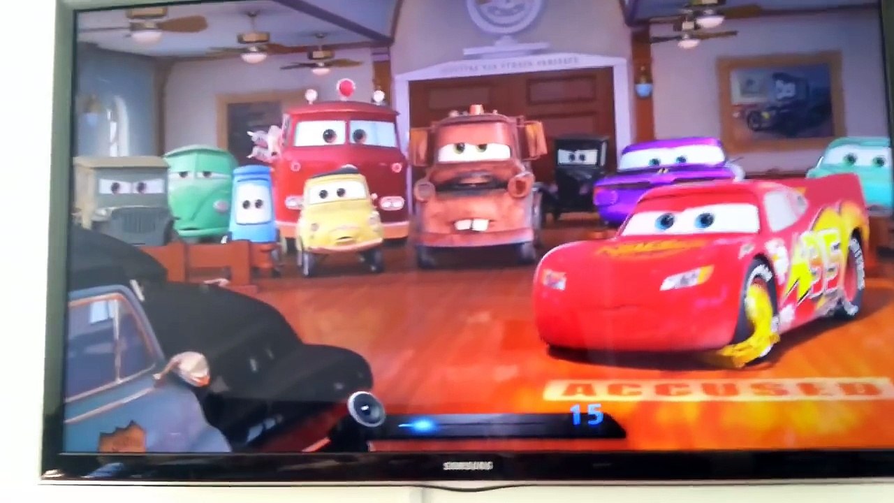 CARS movie 1 best part mater Lightning Mcqueen cars alive