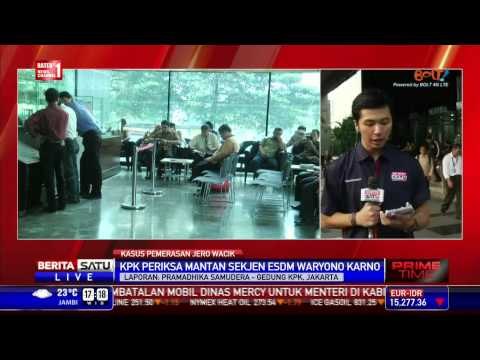 KPK Periksa Waryono Karno Selama 7 Jam