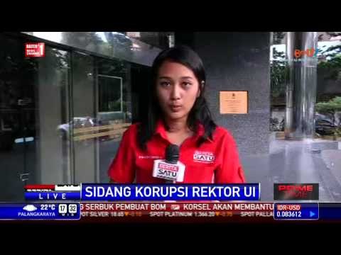Sidang Mantan Wakil Rektor UI di Pengadilan Tipikor