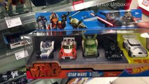 Disney STAR WARS cars from HOTWEELS 5 pack exclusive vehicles