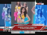 SONA Interviews - Ms. Universe 3rd runner up Shamcey Supsup