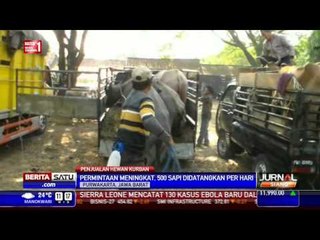 500 Hewan Kurban dari Luar Banjiri Pasar Purwakarta