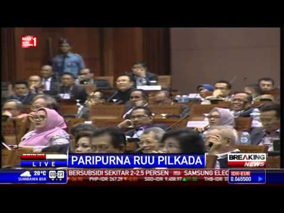 Breaking News: Demokrat Walk Out dari Paripurna