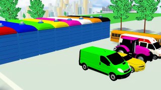 Colors for Children to Learn with Police Cars - Colours for Kids to Learn - Learning Videos