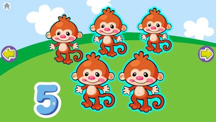 Learn To Count Numbers 1 to 10 with Animals - Learn To Count Animals For Kids