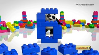 LEGO panda numbers song   Learn numbers with Lego   LEGO song   Kiddiestv