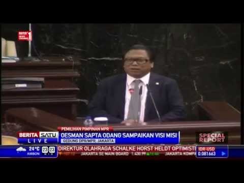 Special Report: Oesman Sapta Odang Sampaikan Visi Misi
