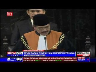 Pengucapan Sumpah Jabatan Dipandu Ketua MA