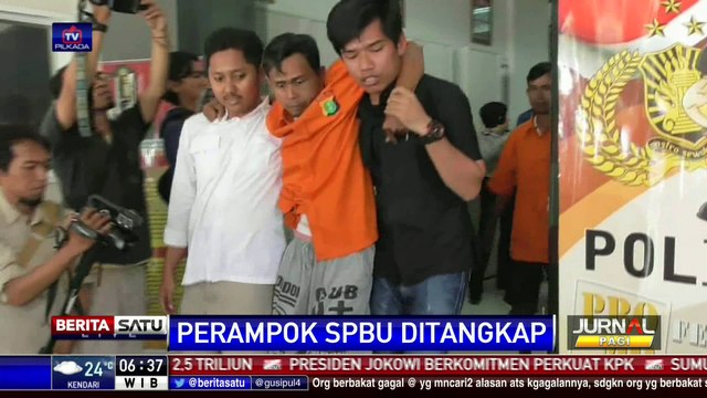 Polisi Bekuk Kelompok Perampok Spesialis SPBU di Bekasi
