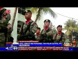 Download Video: TNI, Polri, dan Satpol PP Ikuti Apel Pengamanan Pelantikan