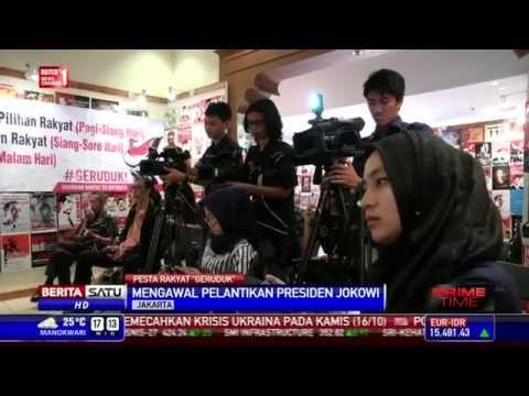 Relawan Geruduk Kawal Pelantikan Jokowi-JK