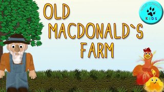 Old MacDonald Had a Farm Song - Farm Animal Song for Children - Old MacDonald Nursery Rhyme