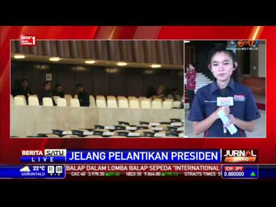 Jokowi-JK Ikuti Gladi Bersih Pelantikan di Gedung DPR/MPR