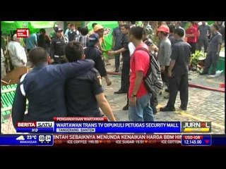 Wartawan Dipukuli Satpam Mall Saat Meliput Kebakaran