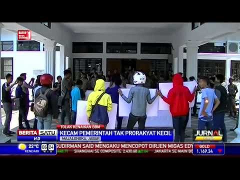 Mahasiswa di Majalengka Bakar Ban Tolak Kenaikan Harga BBM