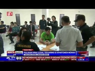 Puluhan WNA Ilegal Terjaring Razia di Apartemen Mewah