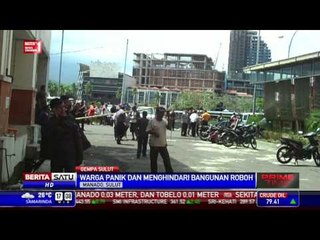 Bangunan Hotel di Manado Roboh akibat Gempa