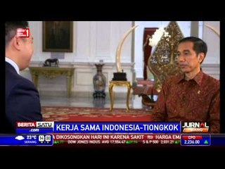 Jokowi Bahas Pembangunan Tol Laut Saat Diwawancara CCTV Tiongkok