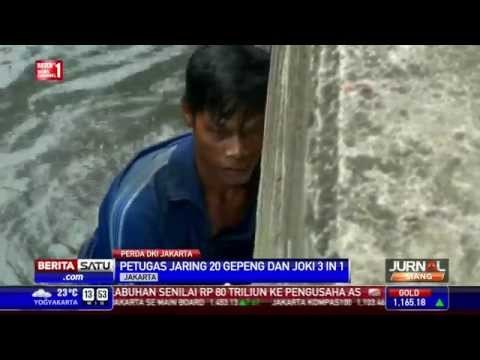 Petugas Dinas Sosial Jakarta Pusat Razia Gepeng dan Joki