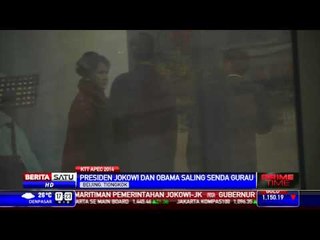 Jokowi dan Obama Saling Senda Gurau