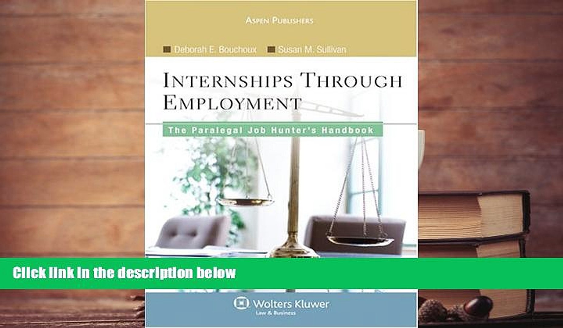 Best Pdf Paralegal Job Hunters Handbook From Internships To Employment For Ipad - 