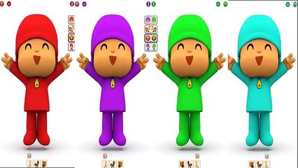 Learn Colors with Talking Pocoyo For Kids | Children Toddler Learning Colors