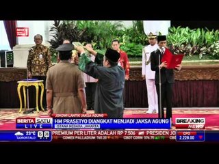Pengambilan Sumpah Jaksa Agung Dipimpin Presiden Jokowi