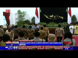 Jokowi Lantik Kepala BKPM, BNP2TKI, dan Komisi ASN
