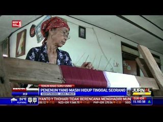 Perajin Tenun Khas Suku Using Kini Tersisa Satu Orang