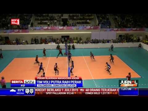 Tim Voli Putra Raih Emas di Pekan Olahraga Mahasiswa ASEAN