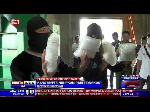 BNN Musnahkan 161 Kilogram Sabu-sabu