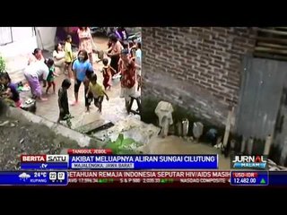 Tanggul Jebol, Air Sungai Cilutung Masuk Rumah Warga