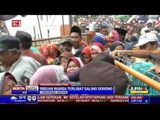 Kericuhan Pencairan Dana PSKS di Kantor Pos Tigaraksa