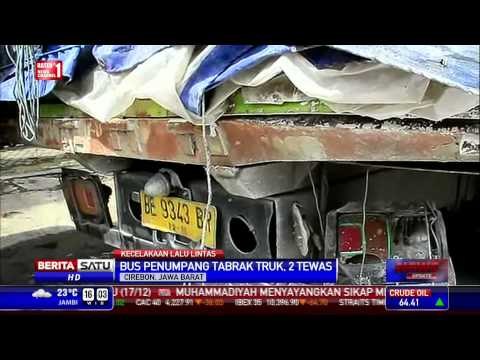 Bus Penumpang Tabrak Truk, Dua Orang Tewas