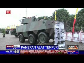 Pengunjung Bisa Naik Tank di Pameran Alat Tempur TNI