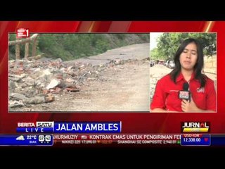 Jalan Inspeksi Pulogadung Ambles, Pengendara Diimbau Waspada