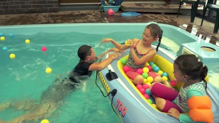 Pool Play Balls Fun for Kids Monster Fight Water Game from Surprise Toys Collector