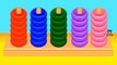 Learn Colours with Color Rings Game - Learn Colors for Toddlers - Fun Educational Videos